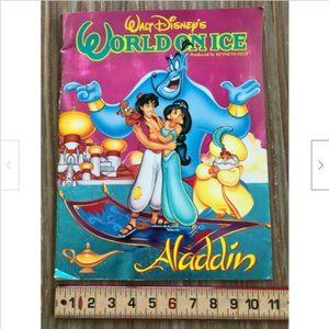 Walt Disney's World on Ice Aladdin Event Program Souvenir Book 1993 Barnum Ad